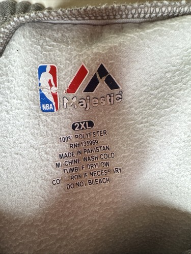 Chicago Bulls NBA Majestic Basketball Joggers Sweat Pants Men's XXL 2XL Pockets - Picture 9 of 13