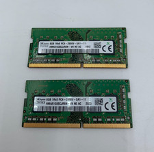 Lot Of 2 SK Hynix DDR4 8GB Each 2 x 8GB 16GB PC4 2666MHz RAM Memory Green B