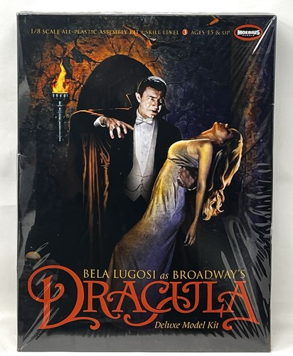 2012 Moebius Models Bela Lugosi As Broadway’s Dracula Deluxe Model Kit Sealed