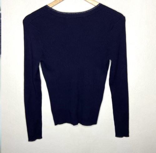 Moth by Anthropologie Women’s Medium Petite V-neck Sweater - Picture 3 of 9