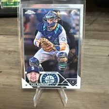 2023 Topps Chrome Cal Raleigh Base #141 Mariners SP MVP