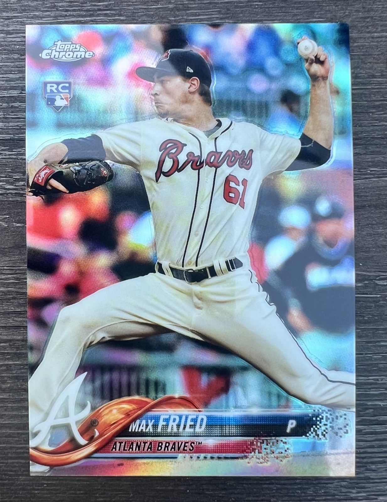 2018 Topps Chrome Max Fried RC Refractor Rookie #66 Braves