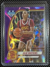 2024/25 Bowman University Juju Watkins Purple Lava Refractor 