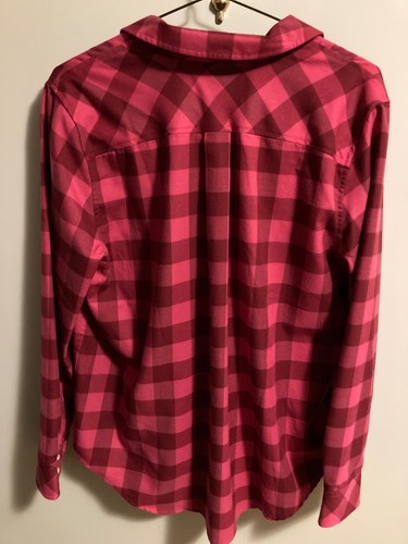 Vineyard Vines entspannt geknöpft rot kariert Flanell Damen 16 - Bild 2 von 6