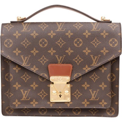 Louis Vuitton Monogram Canvas Monceau Handbag Tasche