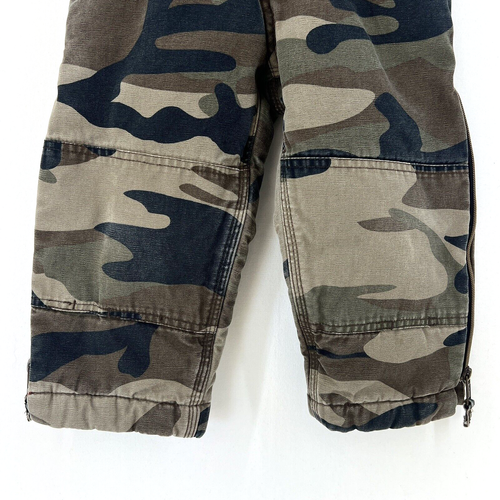 Walls Tough Wear Youth XS (4-5) Camo Insulated Bib Overalls Side Zip Jagd - Bild 3 von 11