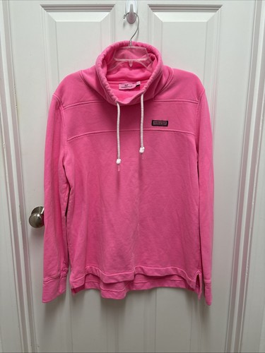 Vineyard Vines Garment-Dyed Funnel-Neck Relaxed Shep Shirt Neon‎ Pink - Large - Bild 1 von 11