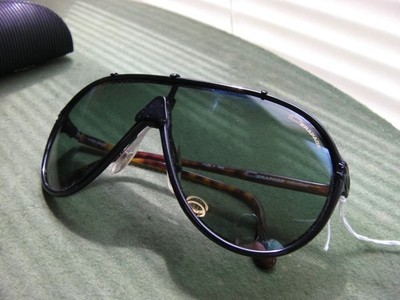 Vintage Vitaloni DERAPAGE 1980 s Black Tortoise Sunglasses Mad Max 80s Dakar