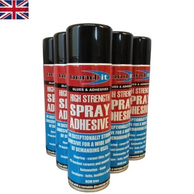 500ml Super Stark Kontaktkleber Spray - Ideal für Bodenbeläge & KFZ Einsatz