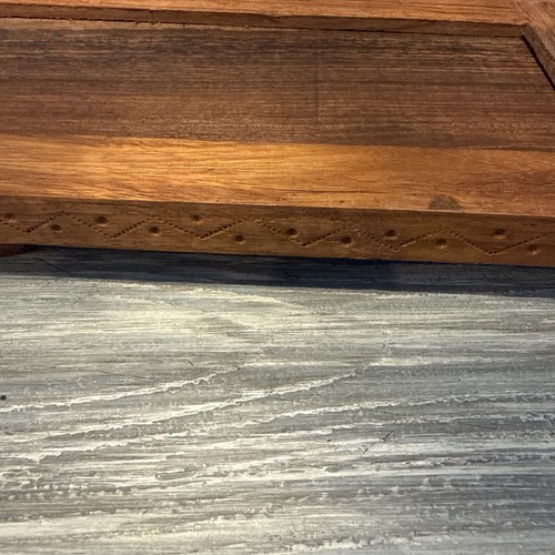 Handgeschnitzter Holz Elefant verstellbar Buchstützen Ständer Vintage 13,5-21" faltbar - Bild 8 von 14