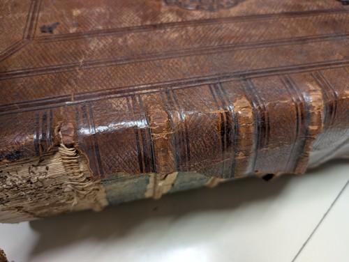 1730 Dutch Statenbijbel Bible Large Folio Dordrecht Leather Brass Clasps - Bild 17 von 20