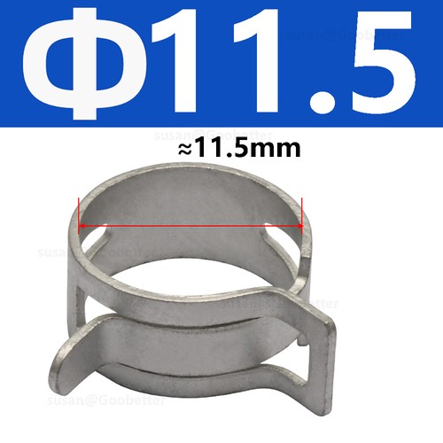 Molla Clip Morsetti Tubo Carburante Aria Gas Acqua Tubo Autobloccante Guarnizione 4 - 46mm - Foto 33 di 69