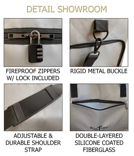 The Original Fireproof and Waterproof Duffel Bag, Extra Large Fireproof Bag f... - Picture 4 of 7