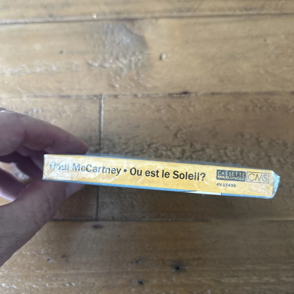 PAUL McCARTNEY - Ou Est Le Soleil? - Cassette Tape Single Mint - Image 4 of 4