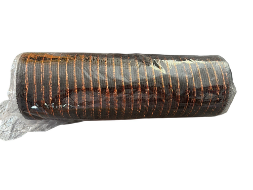 Marrón chocolate metálico con malla decorativa de lámina de cobre - 10" x 10 yardas otoño otoño - Imagen 3 de 6