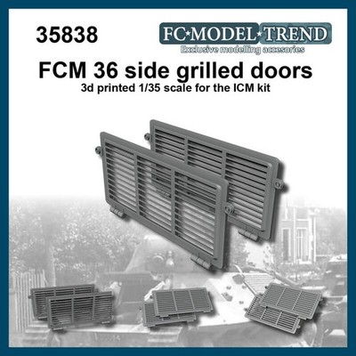 FC Model Trend 1/35 FCM 36 Side Grilles for ICM kits
