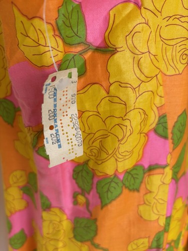 VTG 1960s Dash About Floral Dress Size 20.5” - Picture 5 of 5