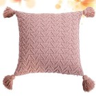 1Pc Throw Pillow Cover Chenille Knitting Pillowslip Pillowcase Nordic Style