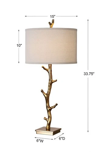 Javor  - 1 Light Table Lamp - 15 inches wide by 15 inches deep Lamps Uttermost - Picture 4 of 5