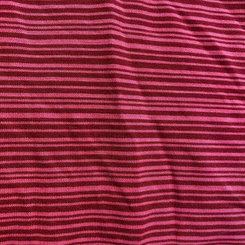 Athleta Tee XS Pink Striped Long Slv Scoop Neck Performance Lounge Cloudlight - Picture 13 of 18
