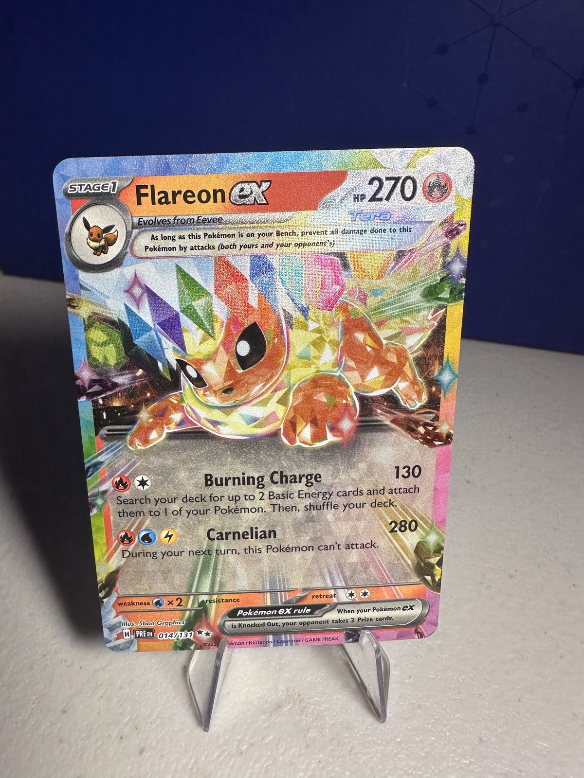 Flareon ex - Double Rare SV: Prismatic Evolutions 014/131 NM