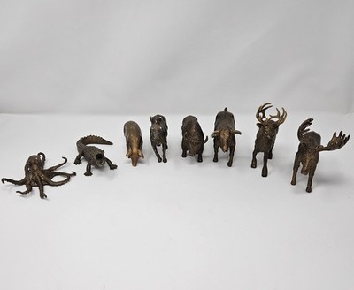 Mojo Safari Mixed Animal Figures Lot of 8