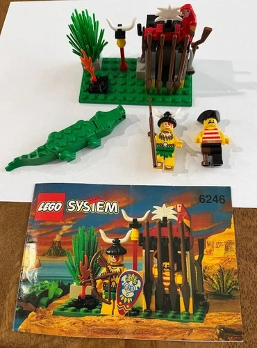 LEGO Islanders Set 2646 Crocodile Cage - 100% complete
