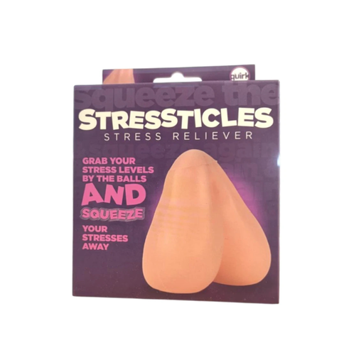 Stressticles Stress balls Ballbag Scrotum Secret Santa Joke Gift Stress Relief - 第 1/4 張圖片