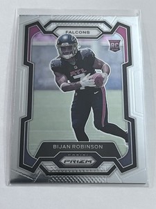 BIJAN ROBINSON 2023 PANINI PRIZM FOOTBALL ROOKIE FALCONS #305 RC Q5044
