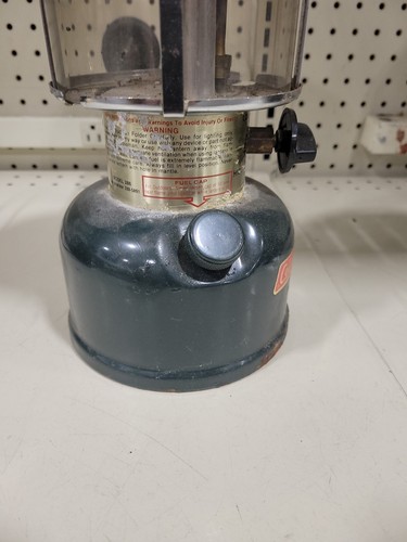 Vintage RARE 1984 Coleman CL1 Model 286 Dark Green Single Mantle Camping Lantern - Bild 6 von 9