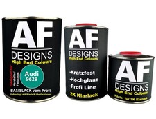 Autolack für Audi 9628 Pistazie 1,25L Klarlack Set