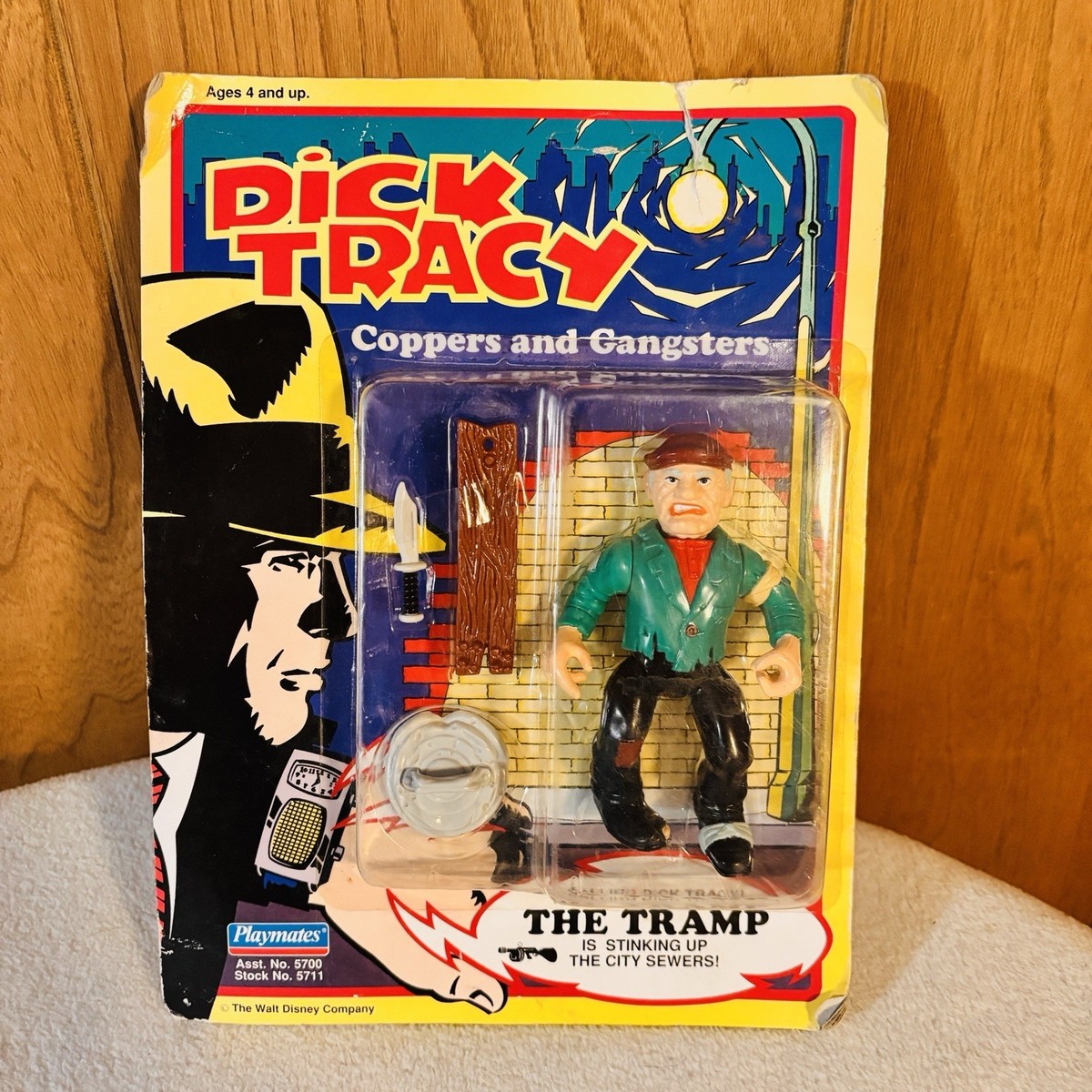 Dick Tracy Steve The Tramp Figure 1990 Playmates 5711 for