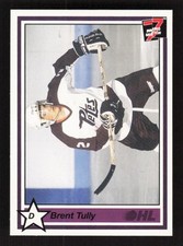 Brent Tully 1990-91 7th Inning Sketch OHL #374 Peterborough Petes