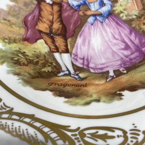 Porcelana estilo Sevres francés del siglo XIX, cuenco con patas Ormolu, decoración victoriana - Imagen 12 de 15