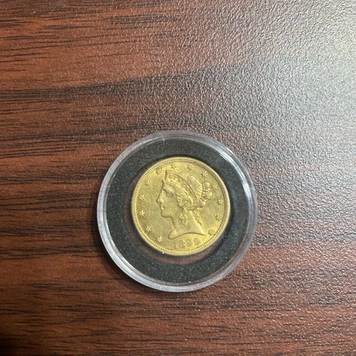 1899 $5 Liberty Head Gold Half Eagle Coin