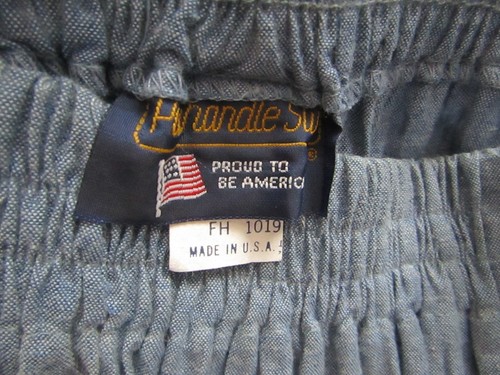 Vintage Panhandle Slim Stufen Denim Maxi Rock & Hemd Set Western Cowgirl Gr. S HOCH - Bild 11 von 11