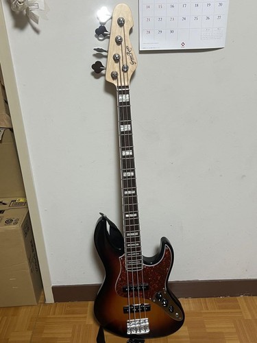 Grass Roots Jazz Bass Sunburst Electric Bass Guitar W/Gig Bag Used Product - Picture 2 of 13