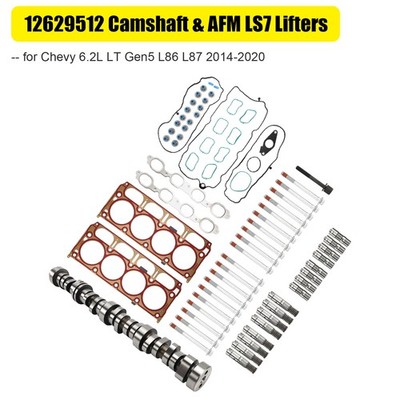 12629512 Camshaft & AFM LS7 Lifters for Chevy 6.2L LT Gen5 L86 L87 2014~2020