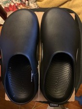Crocs Black Mellow Recovery Slide M 6 / W8 Sandals NEW WITHOUT BOX