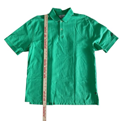 Callaway Polo Shirt Golf Men’s Large Kelly Green Short Sleeve Pique Cotton $70 - Picture 4 of 8