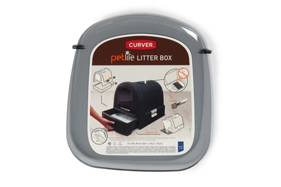 Eco-Friendly Curver Tür für Curver Katzentoilette grau für 400460/461/462/488/48