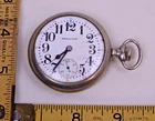 HAMILTON SILVEROID 17 JEWEL RAILROAD POCKET WATCH 1900s