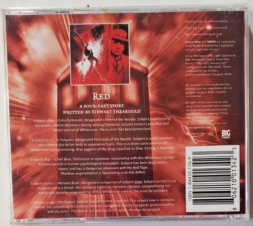 Doctor Who Main Range: #85 Classic Big Finish NEW Audio CD SEALED 7th Doctor - Imagem 2 de 3