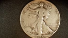 1945 P Walking Liberty Half Dollar Coin 90% Silver Free Shipping Tracking 101