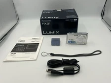 Panasonic Lumix DMC-FX01 Digital Camera Boxed Wide Angle 6 Mega Pixels - T&W