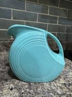 Homer Laughlin Post 86 FIESTA WARE 64oz TURQUOISE Large Disc Water Pitcher