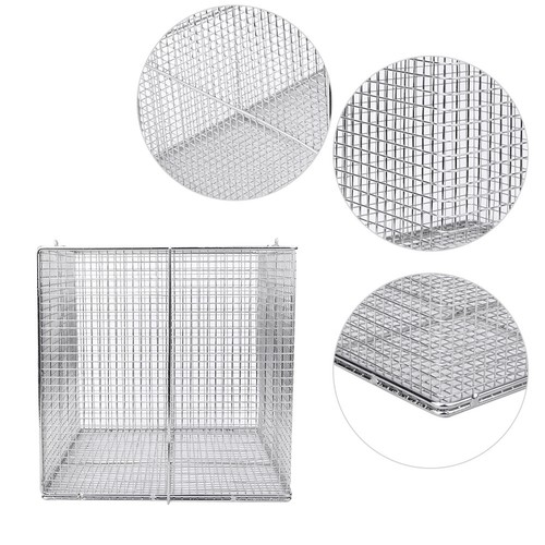 200 x 200 x 200 mm Edelstahl Instrumenten Sterilisation Korb Gehäuse Neu - Bild 4 von 9