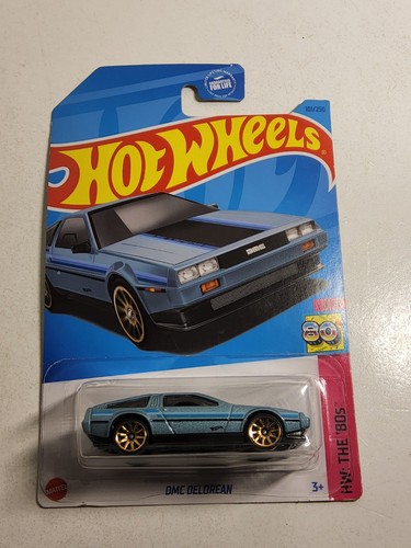 Hot Wheels HW The '80s 8/10 2023 - DMC DELOREAN - 101/250 - azul - HKG84 - Imagen 12 de 12
