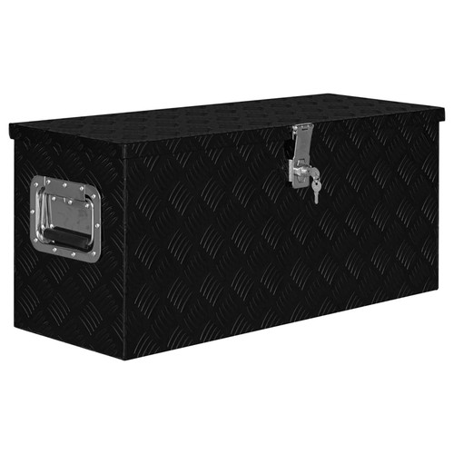 Aluminium Box Trapezoid Storage Chest Trunk Organiser Toolbox Belt Box vidaXL - Picture 7 of 144
