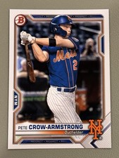 Pete Crow Armstrong 2021 Bowman Prospects #BP-22 - New York Mets